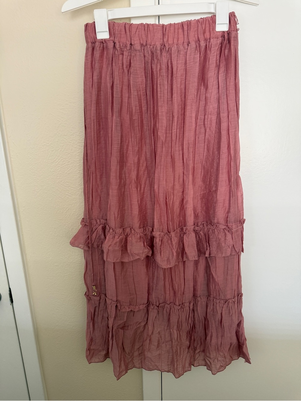 Zara Midi Ruffle Skirt - Picture 2 of 4